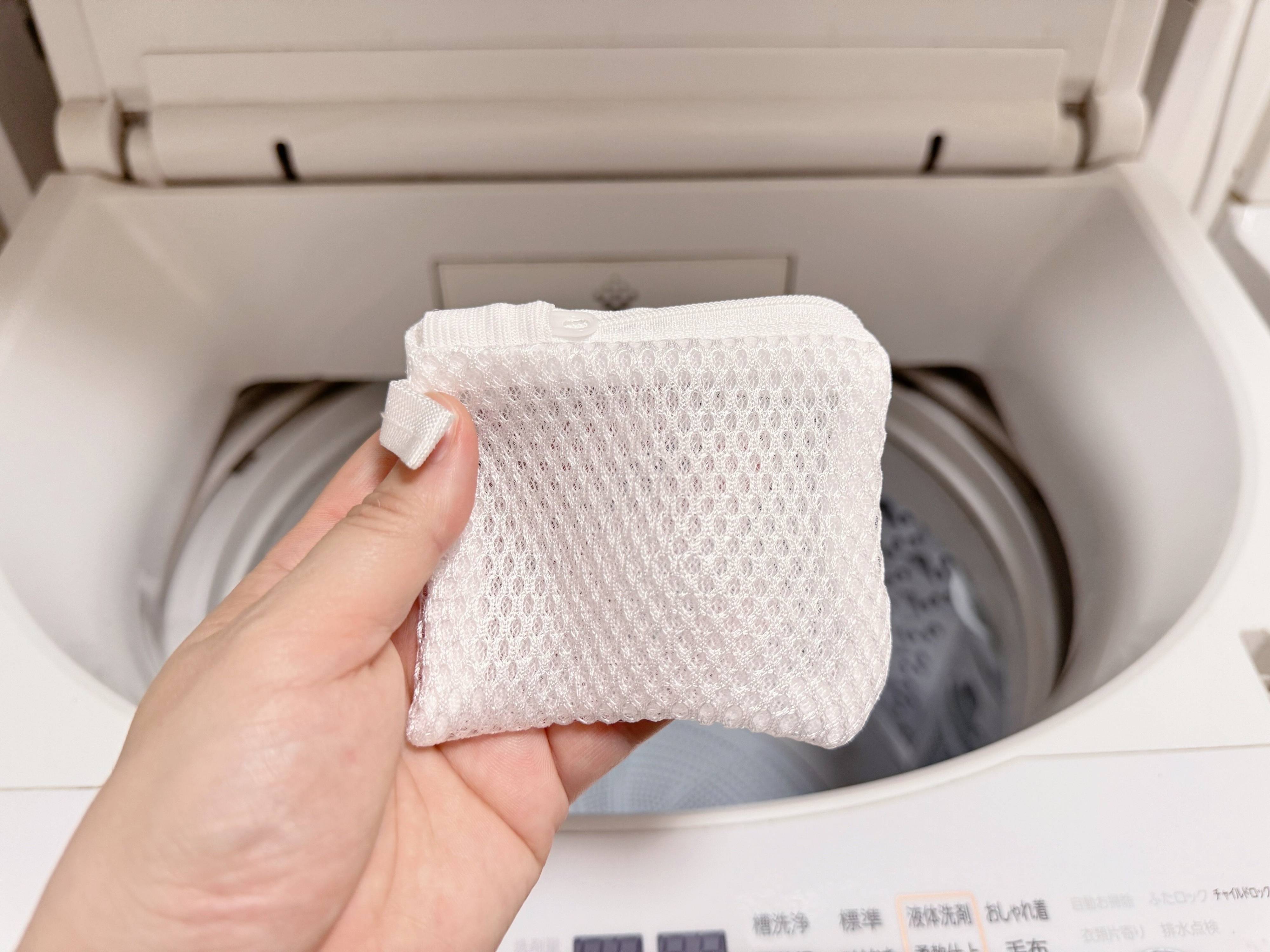 1．粉洗剤ネット2P