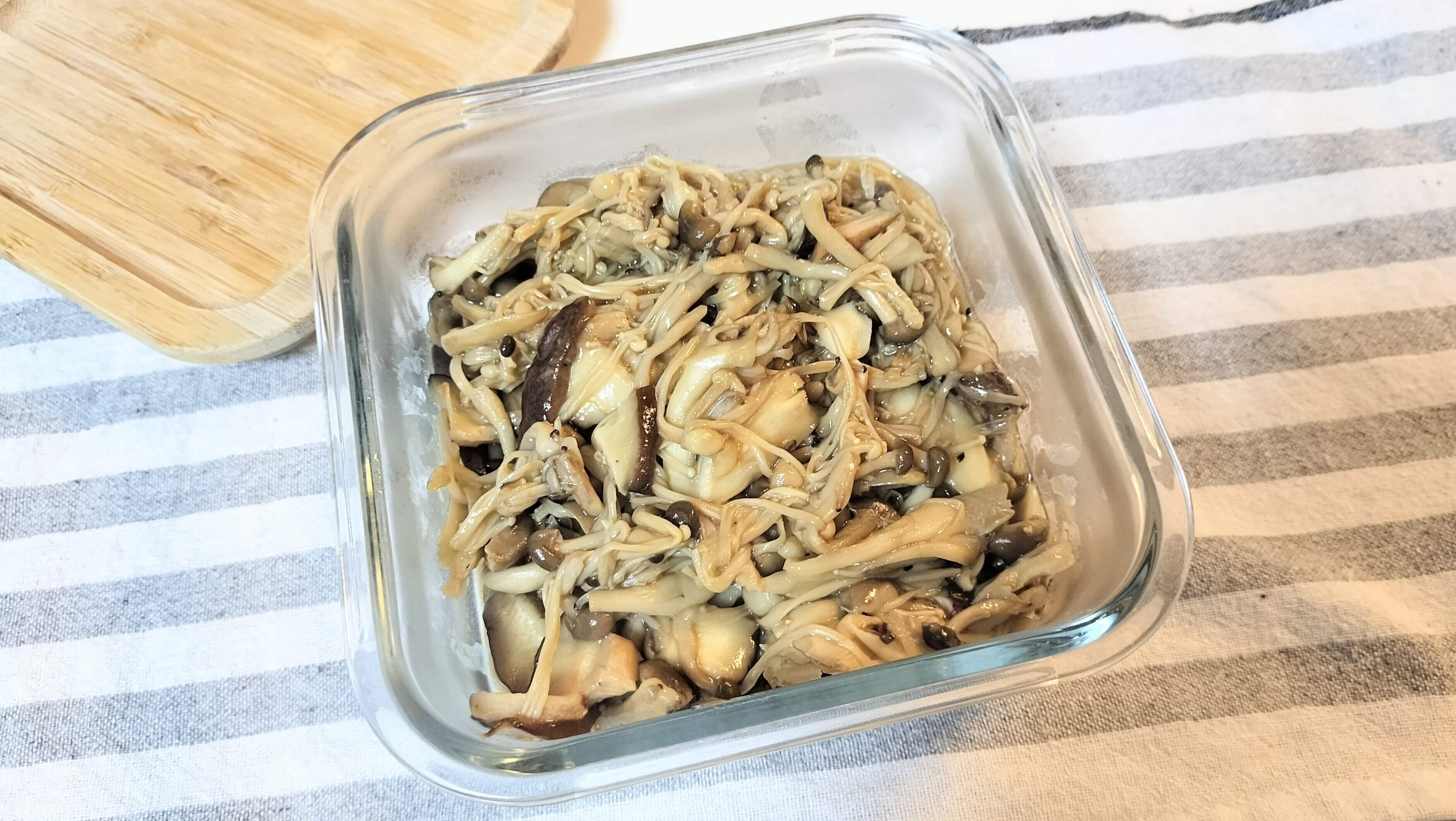 きのこのバター醤油炒め