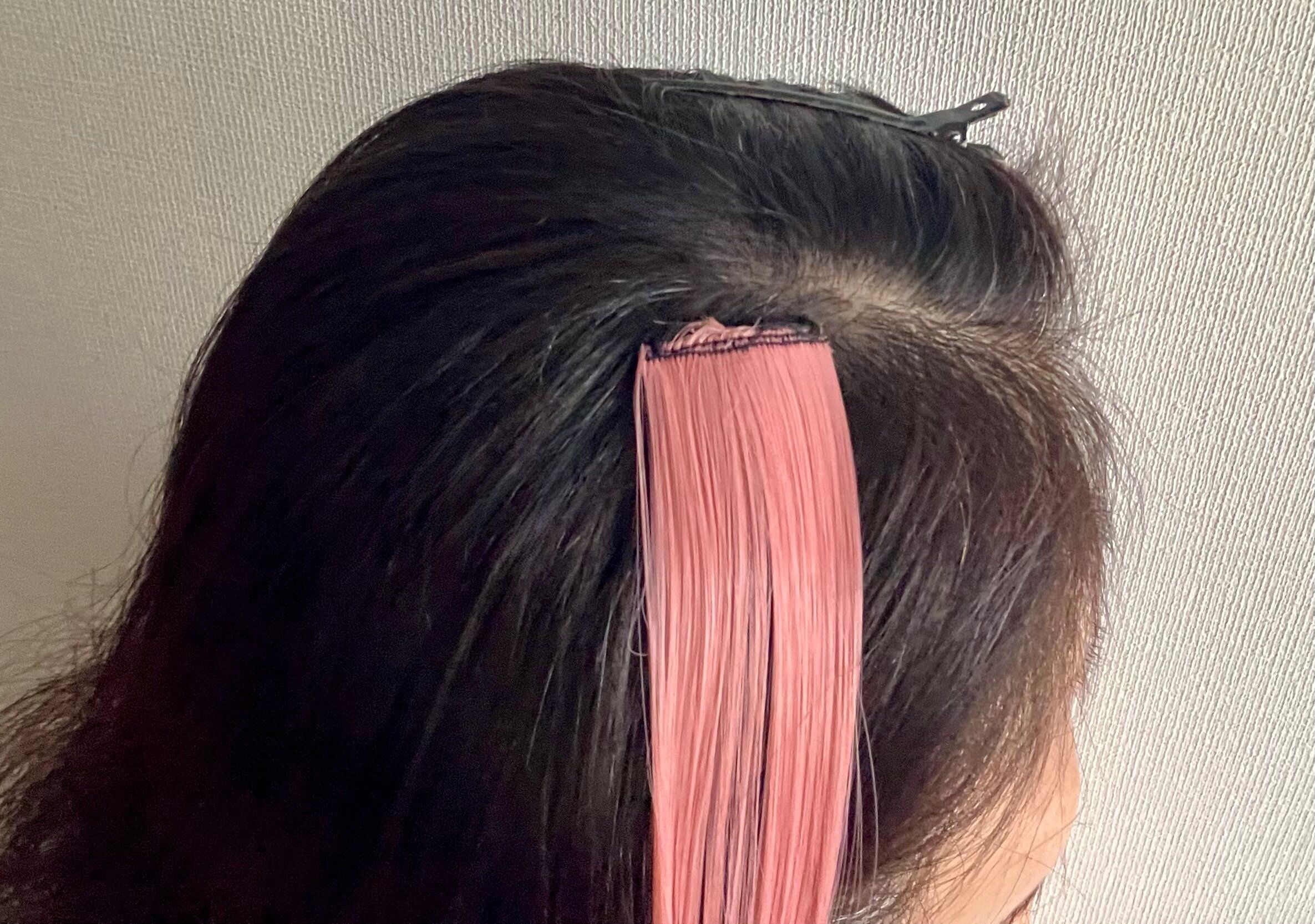 エクステ装着中