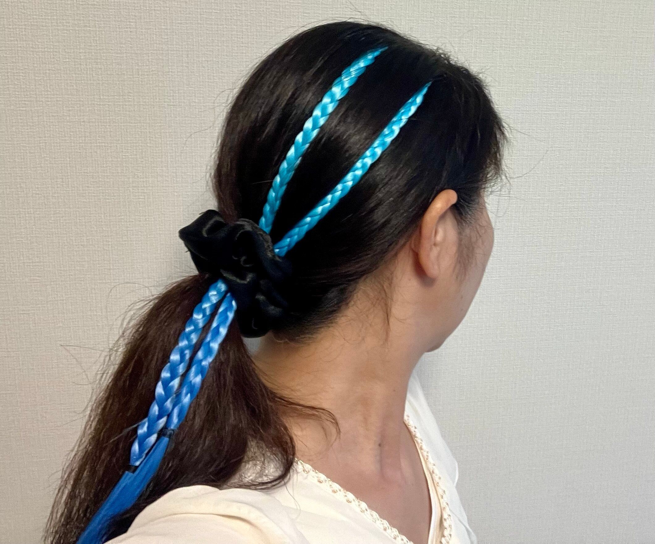 三つ編みエクステ