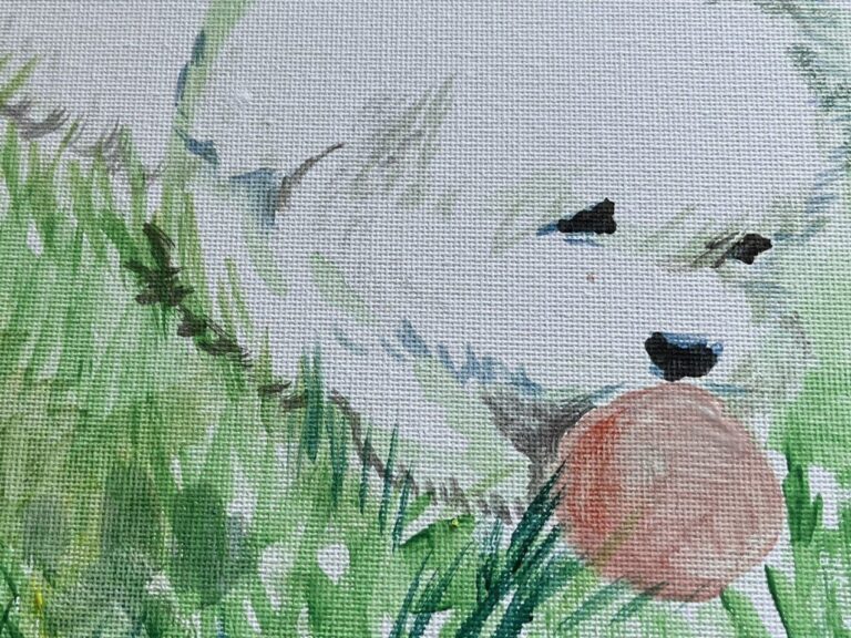 【絶賛の嵐】30年ぶりに母が描き出した“犬の絵”！あふれる魅力に「素敵」「うちの子も描いて」の声多数