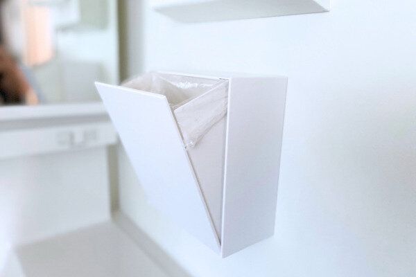 使用中のウォールダストボックス&収納ケース