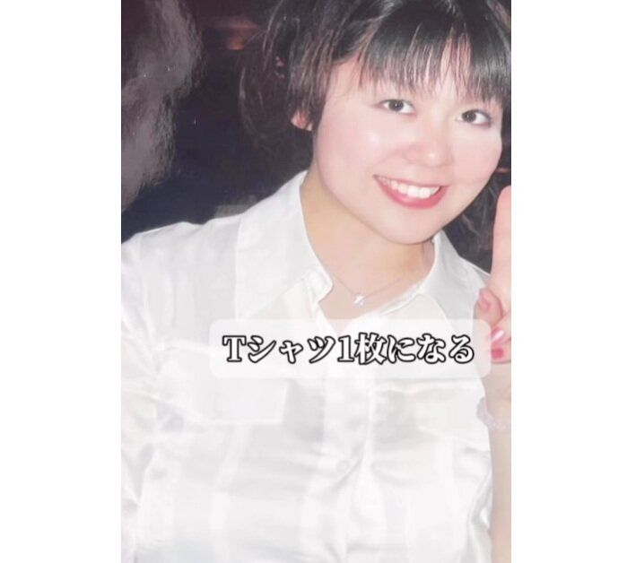 Tシャツ1枚になるのがこわかった