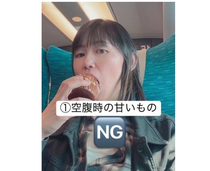 空腹時の甘いものはNG