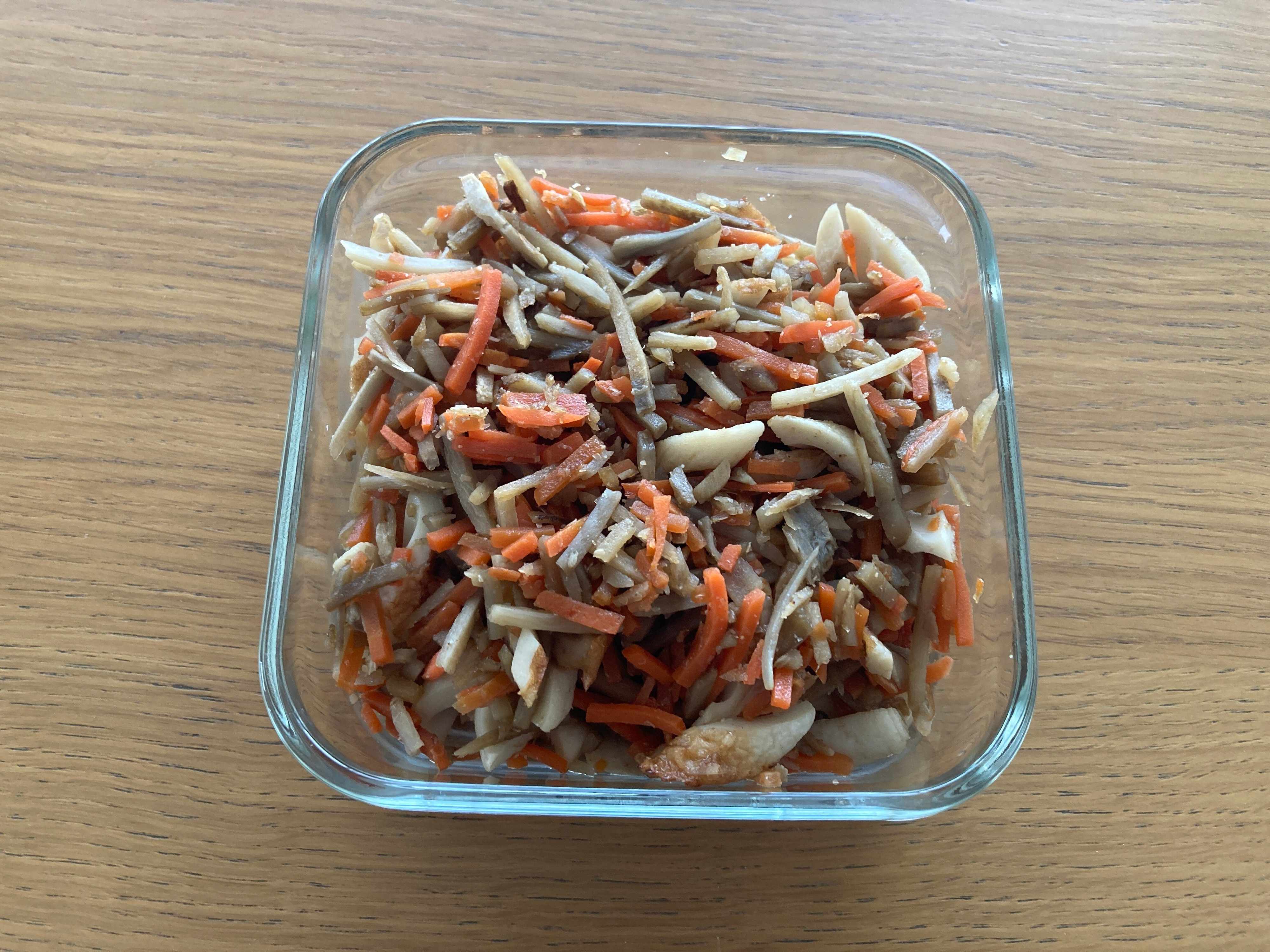 ちくわ入りのきんぴらごぼう