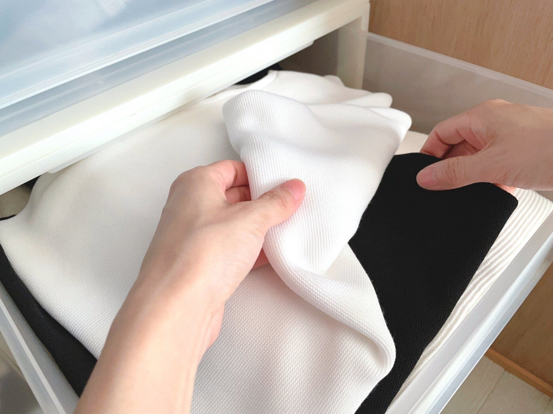 NG1．寝かせる収納