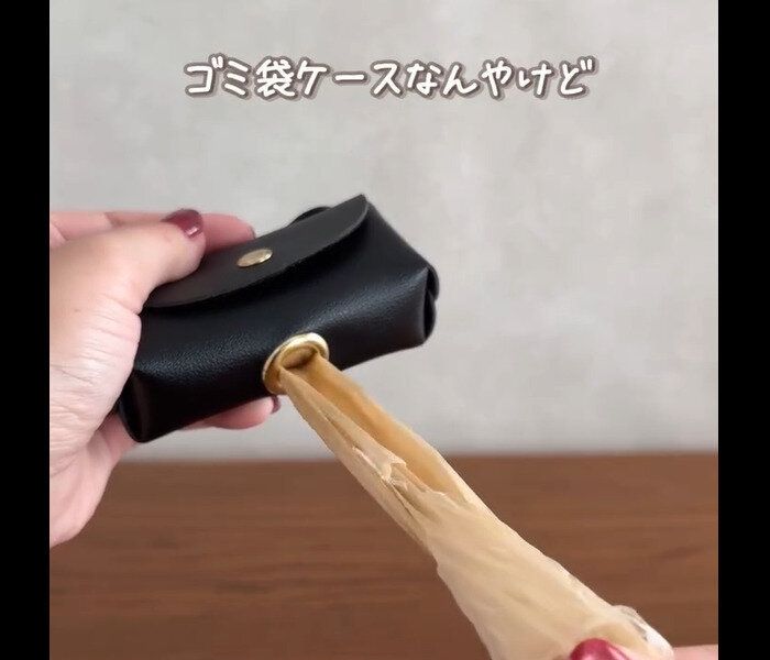 【ダイソー】ビジュ良すぎ！マナー袋ホルダー