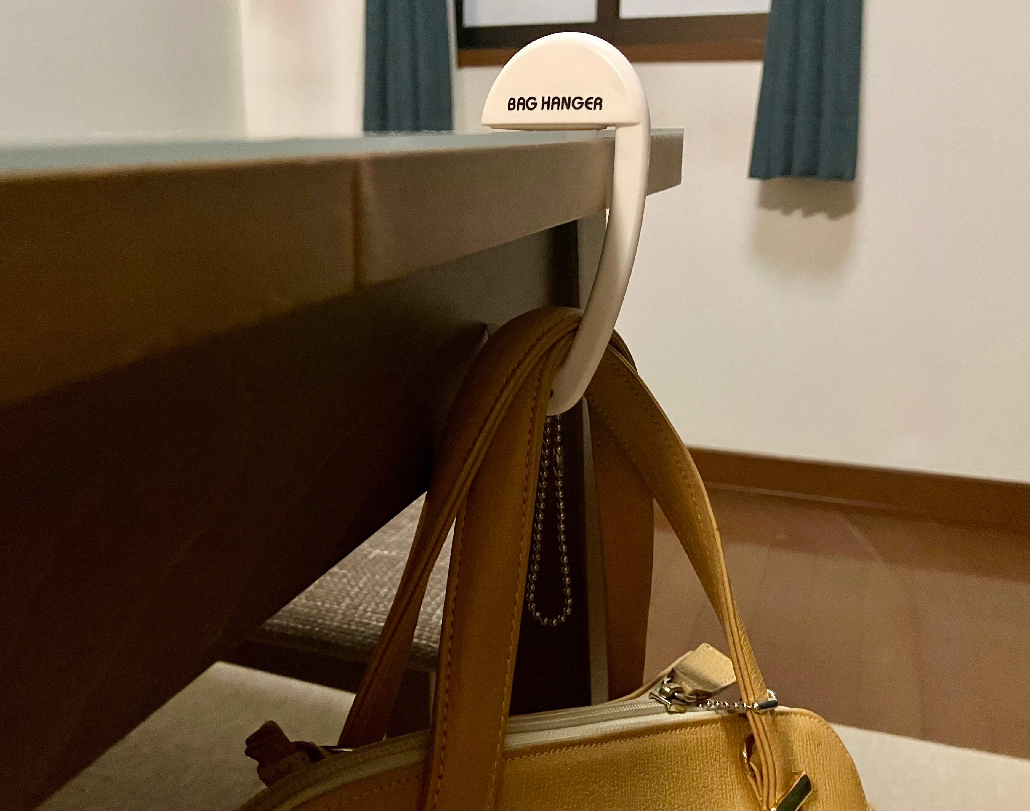 バッグを掛けたところ