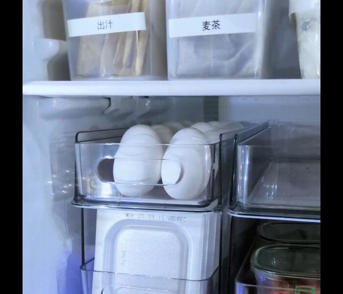 【ニトリ】奥まで見やすい!冷蔵庫ラック&トレー