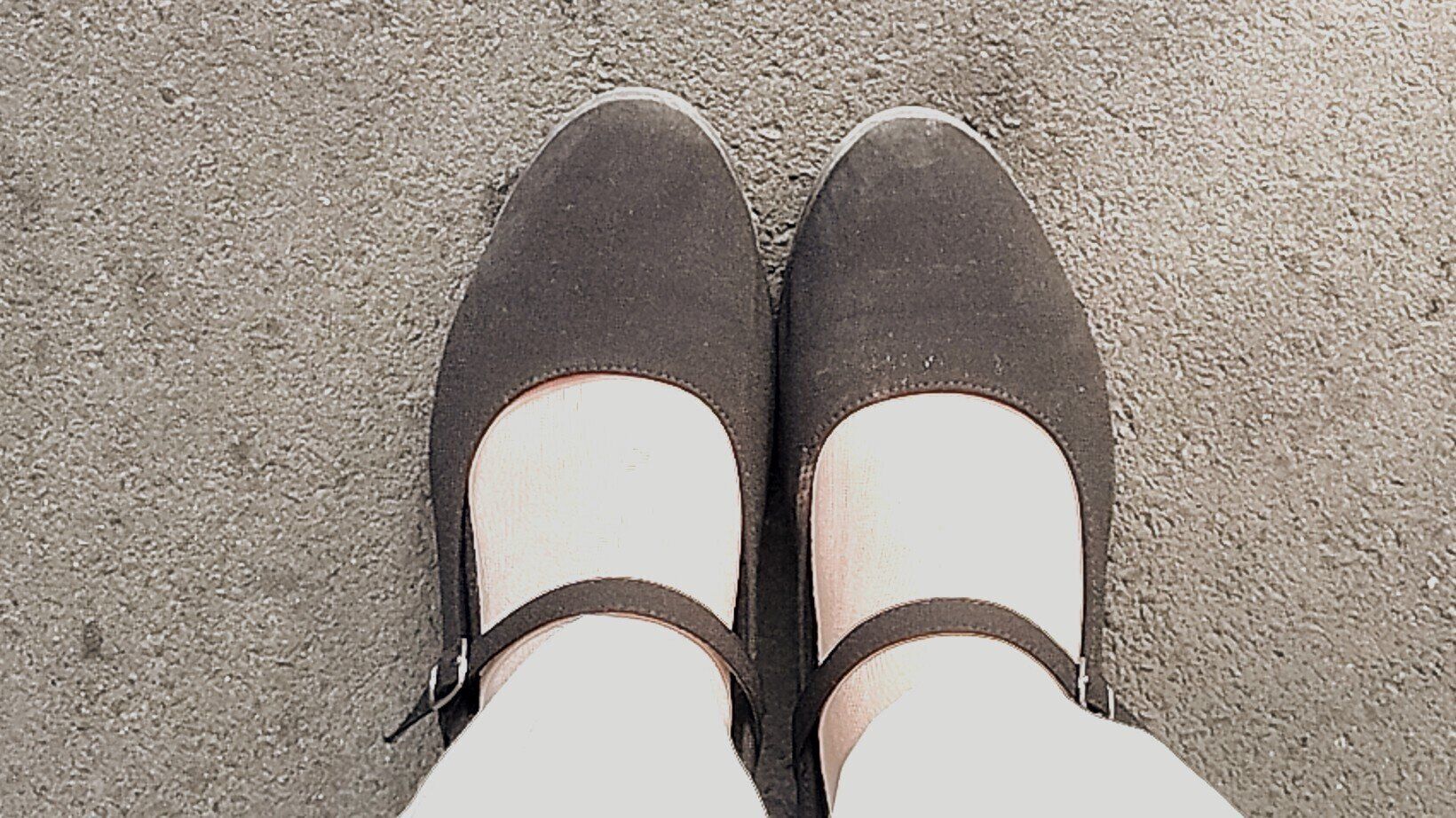 パンプス着用時