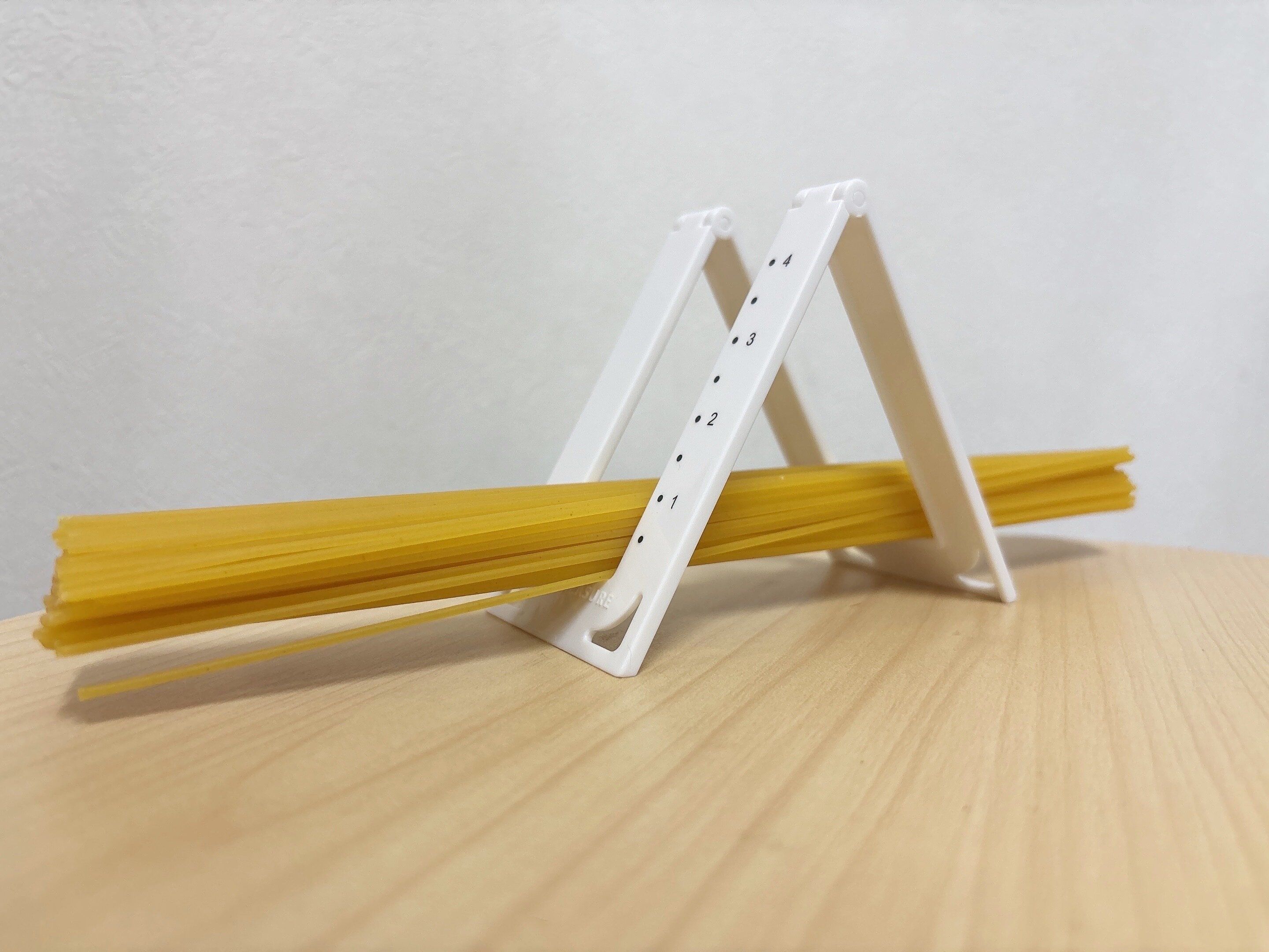 セリア置いて量れるパスタメジャー