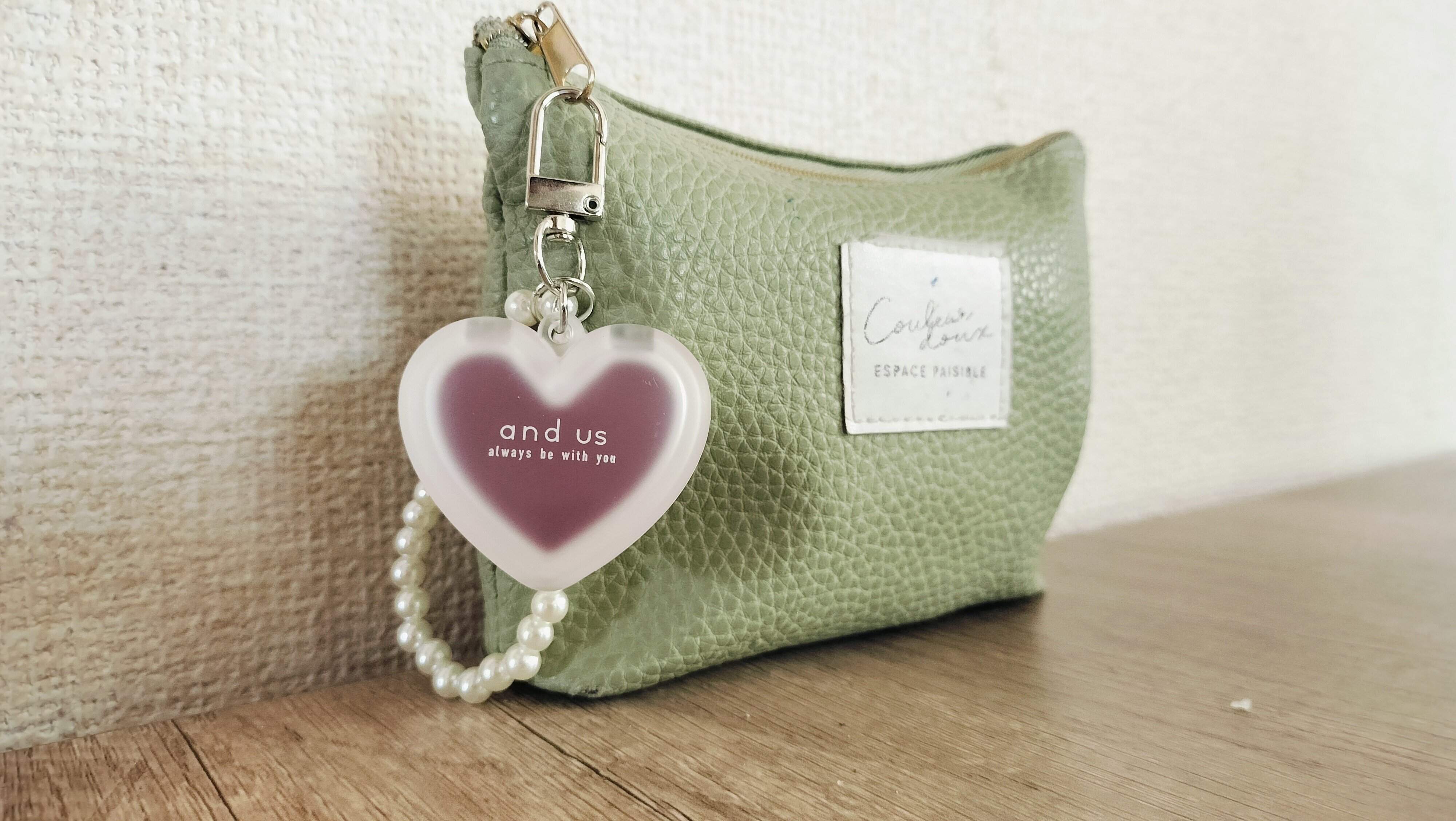 ポーチにつけた様子