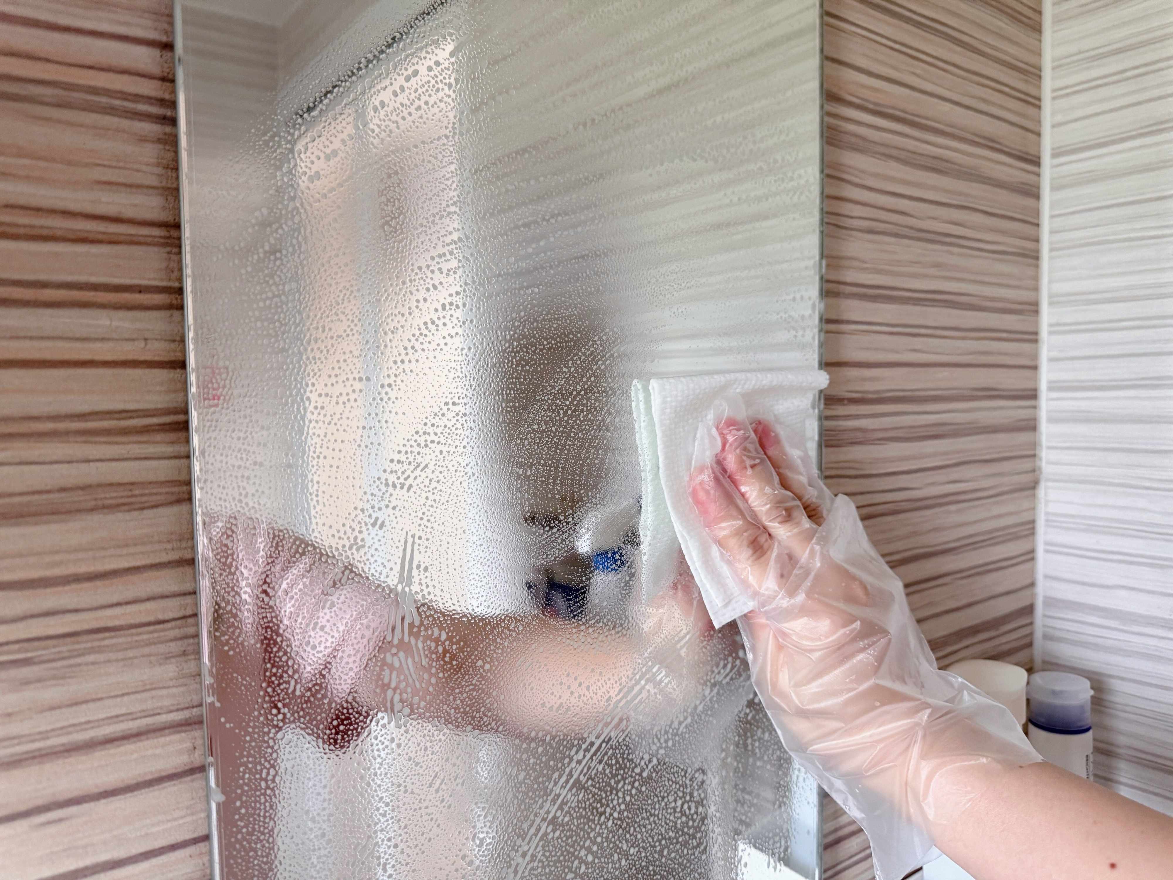 3.泡立つキッチンクロス