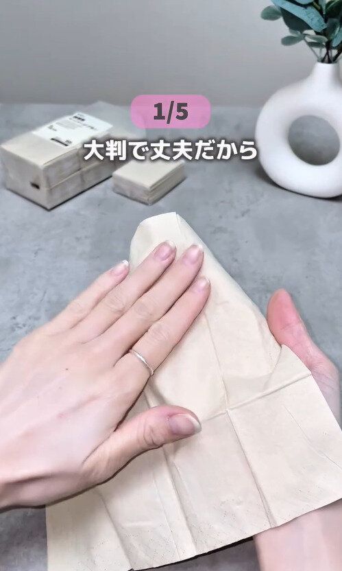 100均に行く人損してます！99円の「携帯用ペーパーナプキン」