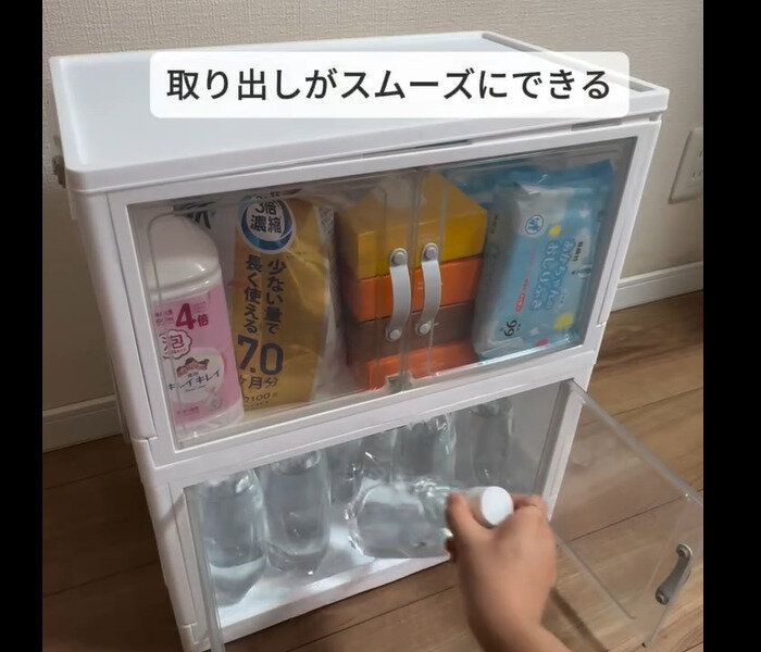 【ダイソー】すぐ売り切れる！折りたたみ収納ケース