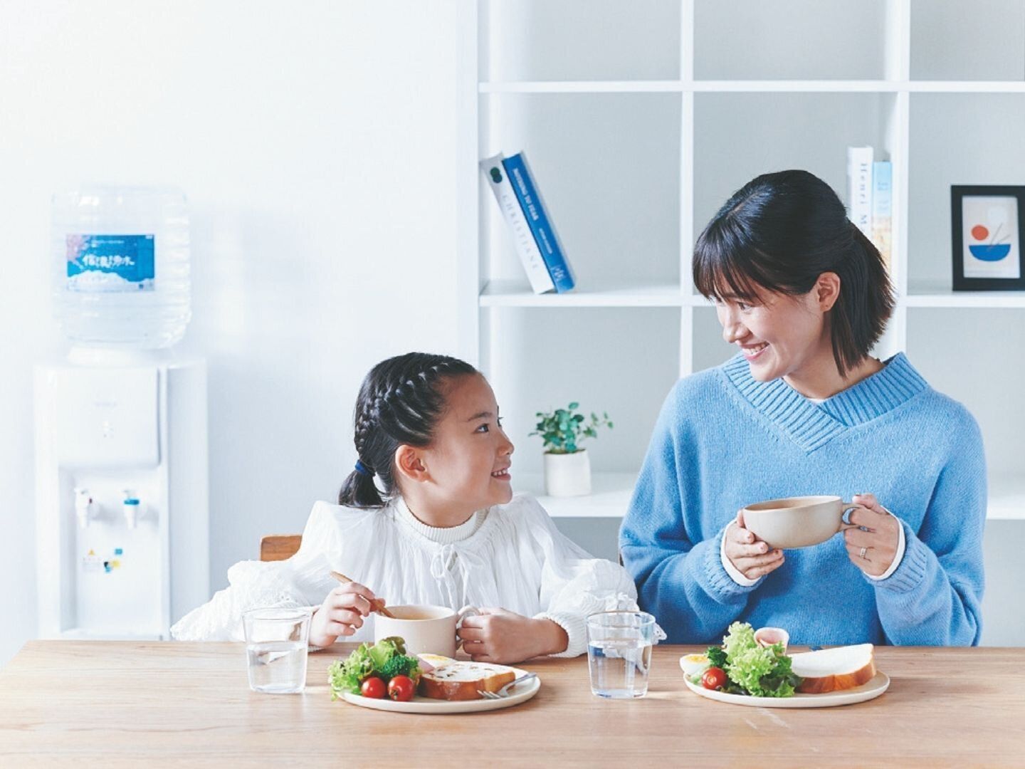 7:30 いつでもお湯が使えるから、温かいスープもすぐ作れる