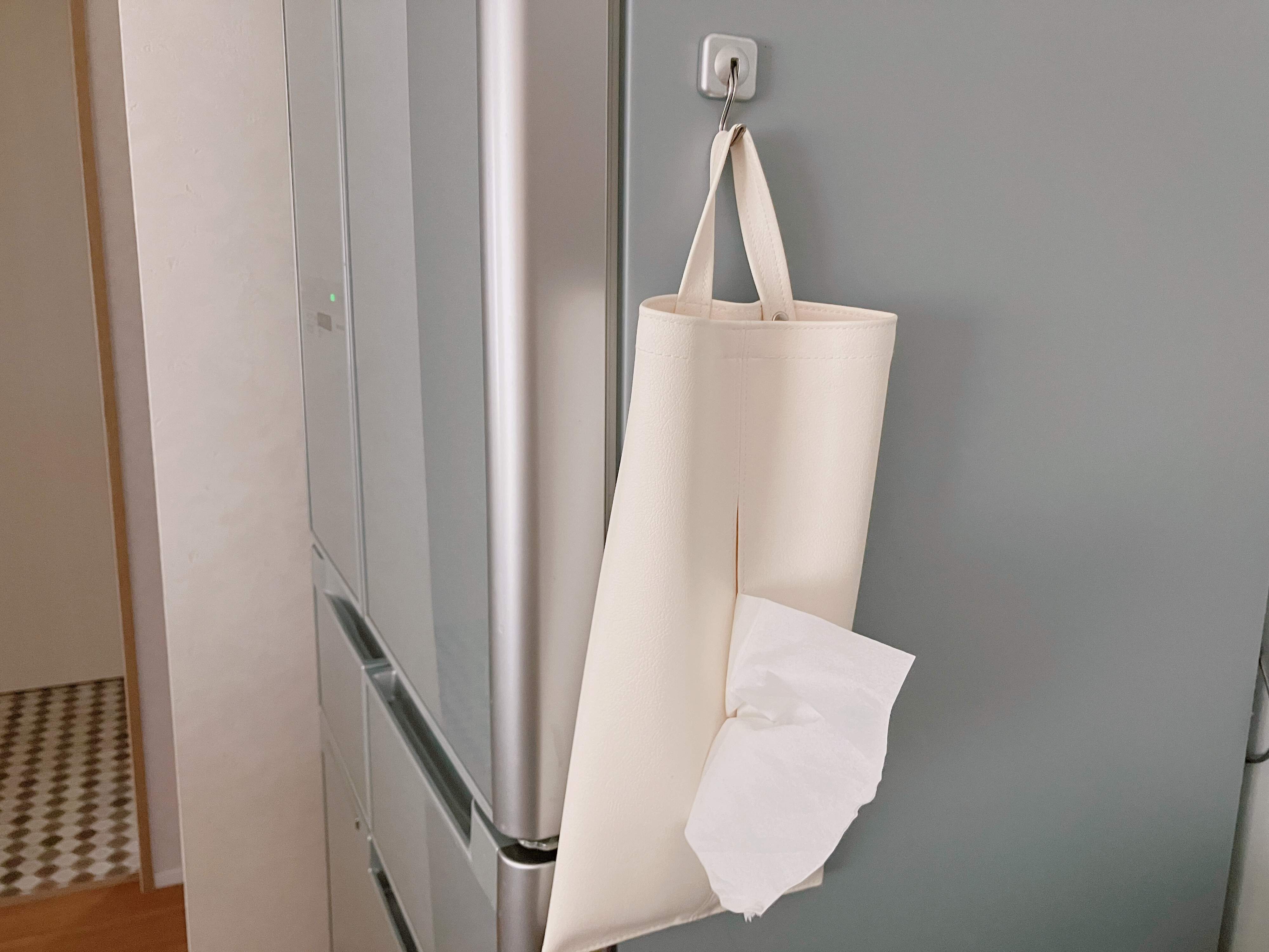 冷蔵庫横ティッシュケース