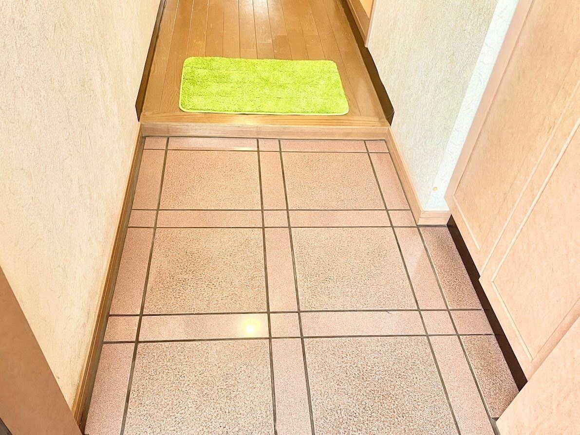 玄関と玄関マット