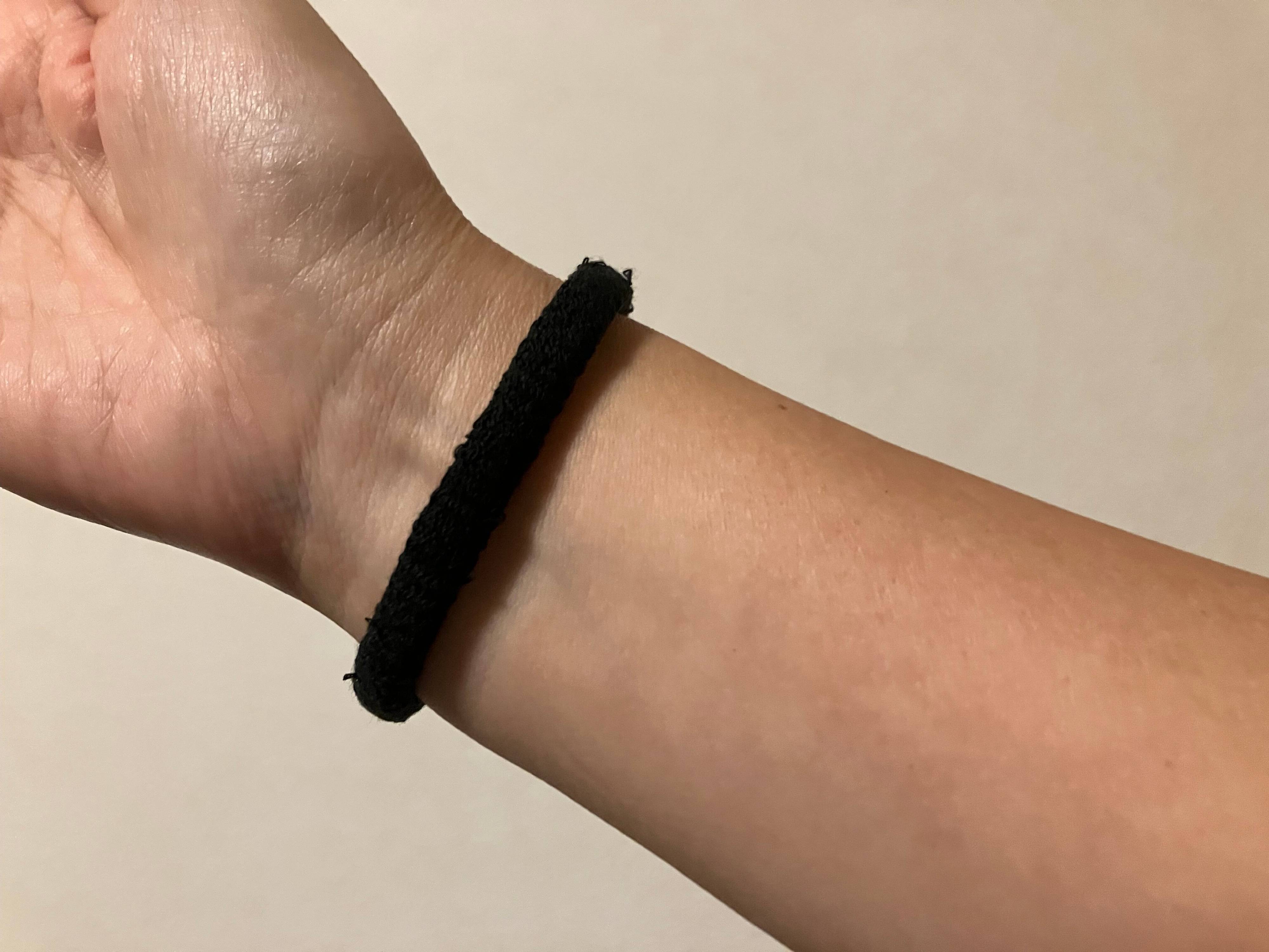 静電気除去リングをつけたところ