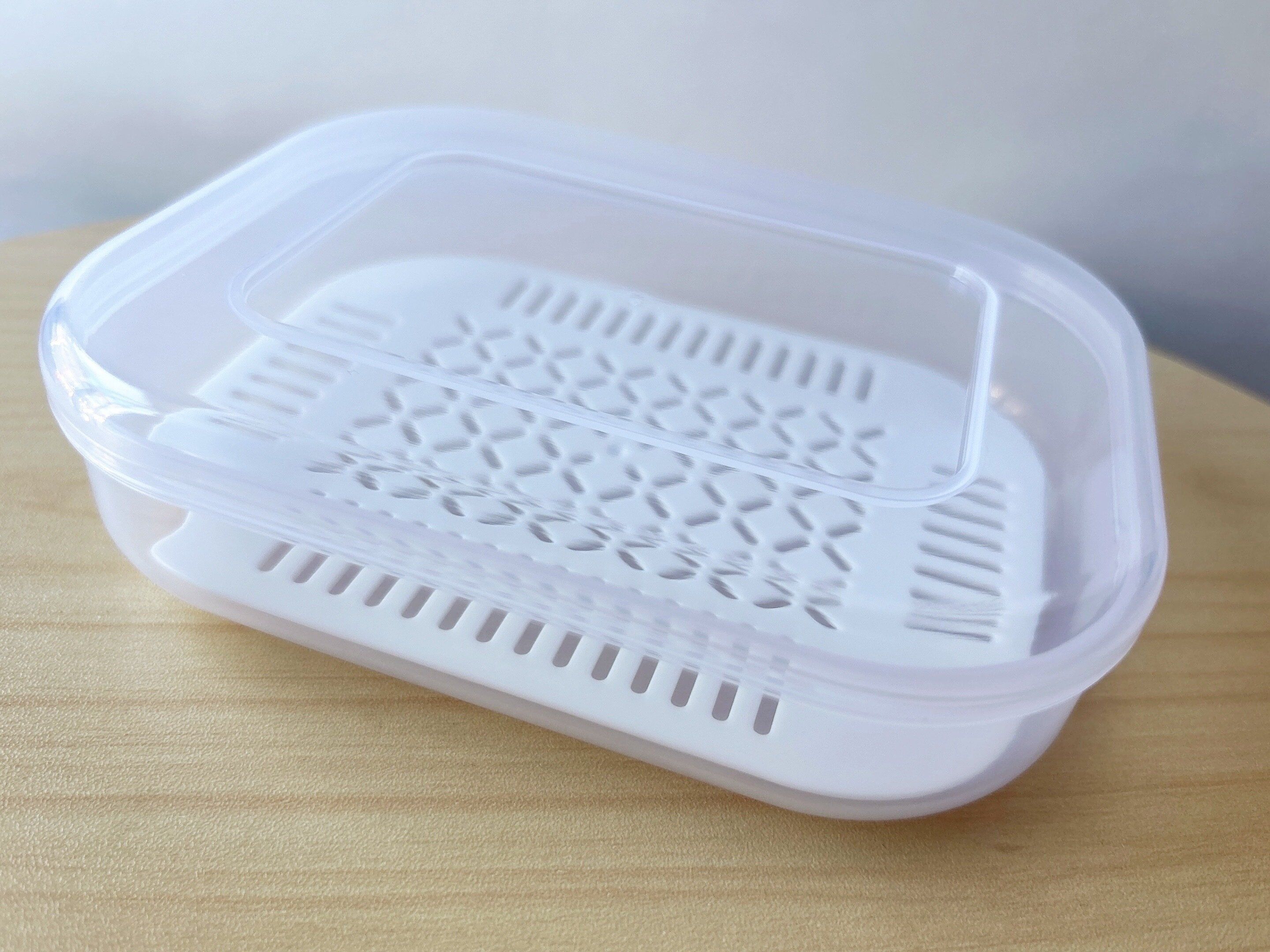 ダイソースノコ付冷凍ご飯容器