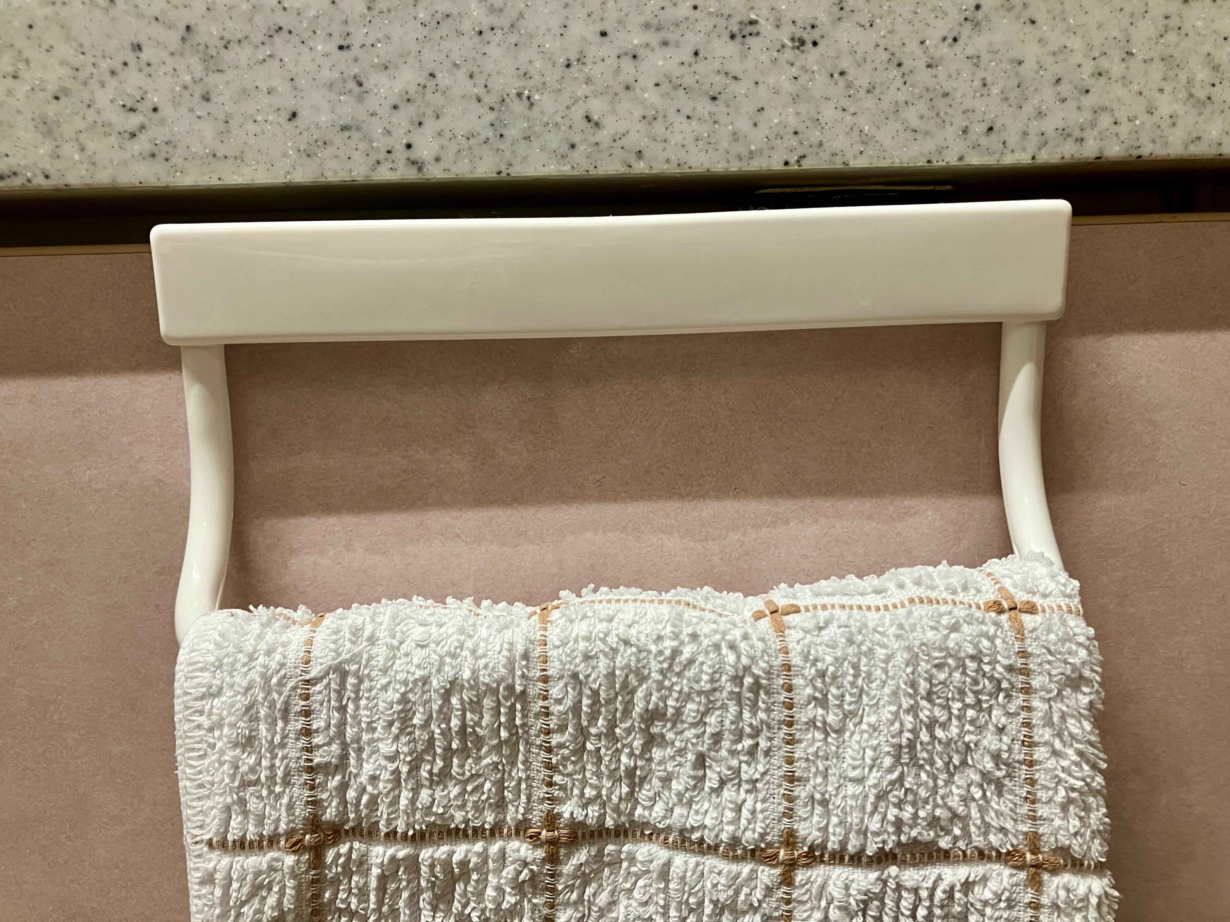 タオルを掛けたところ