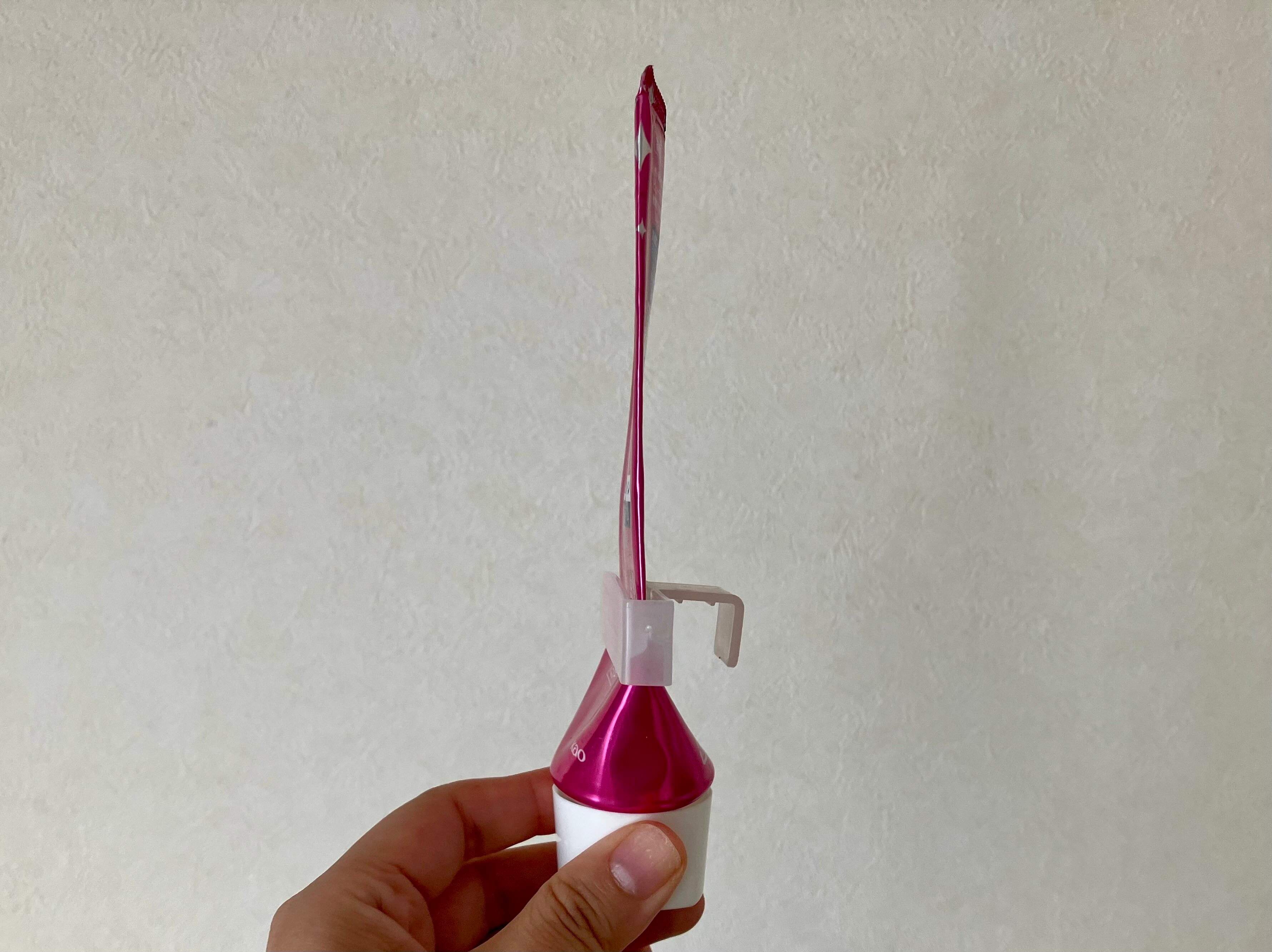 チューブがこんなに絞れる!