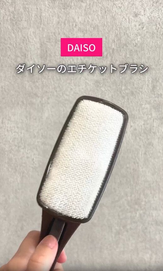 【ダイソー】コスパ最強!エチケットブラシのじゃない使い方