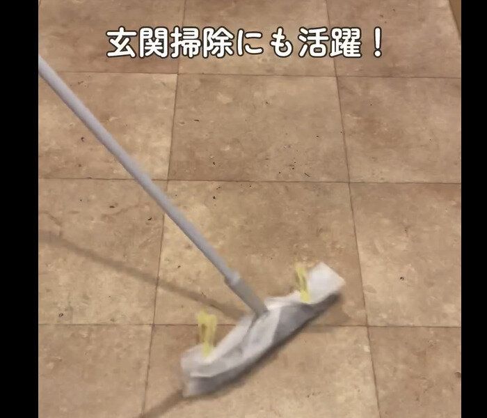 【セリア】インスタでバズった!フロアラバーほうき