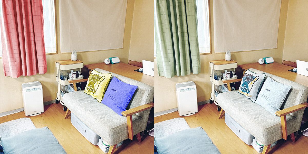 色に統一感がないとまとまらない