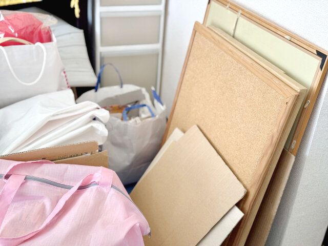 袋に入ったままの不用品