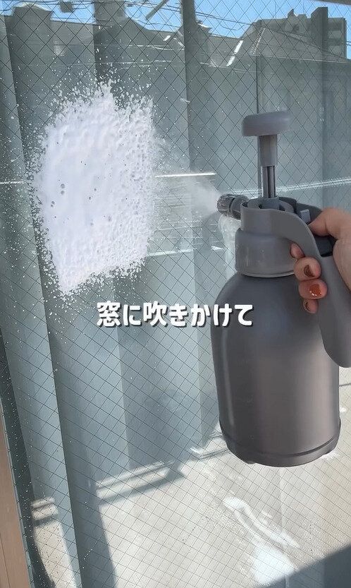 楽しく掃除できるよー!爆売れ中の「泡タイプ洗剤対応お掃除用スプレー」