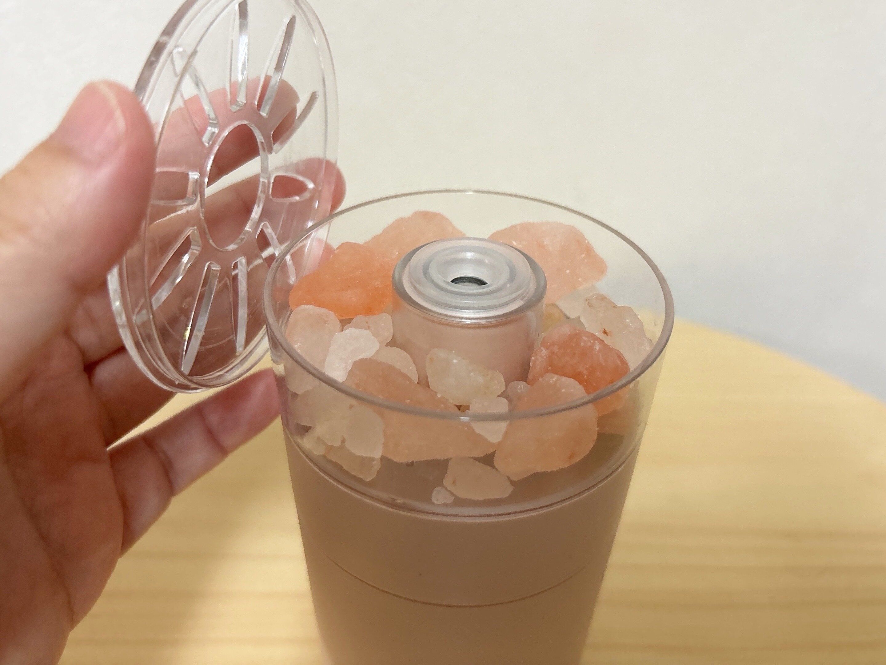 ダイソーアロマストーン加湿器
