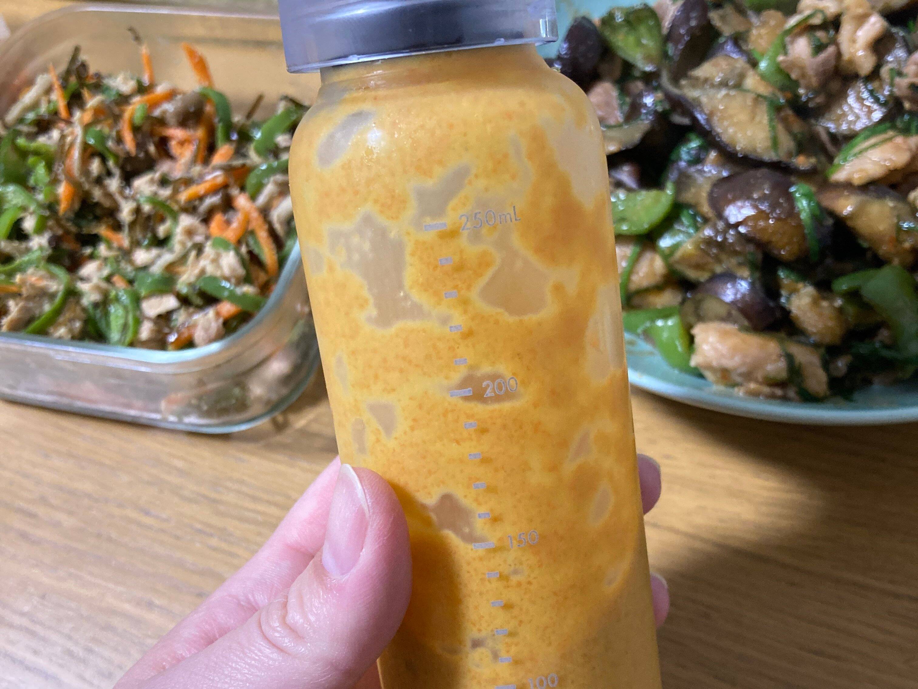 手作りのにんじんドレッシング