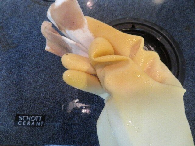 落ちた汚れが見えやすい