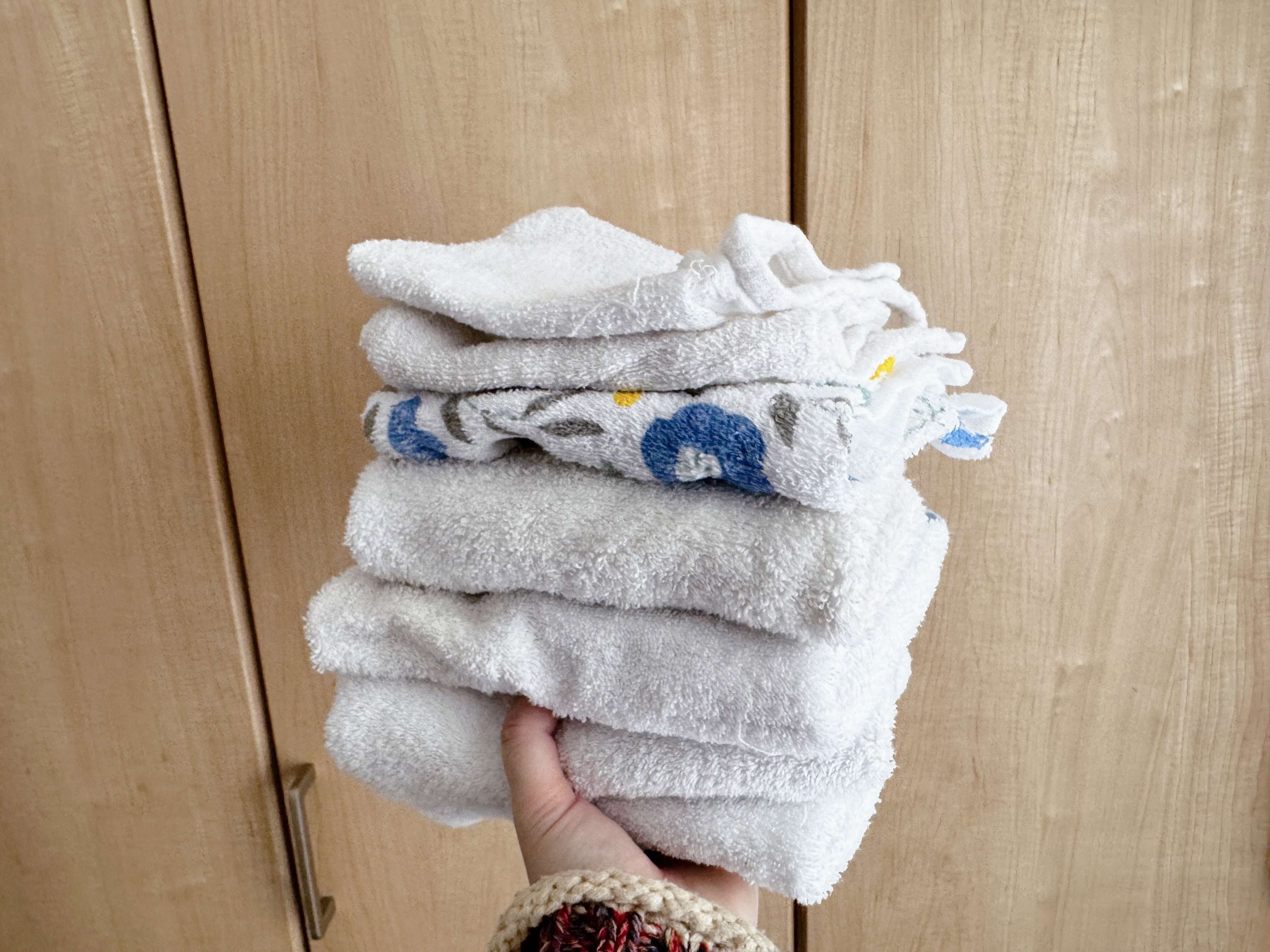 ほとんどの掃除は「古タオル」を使う