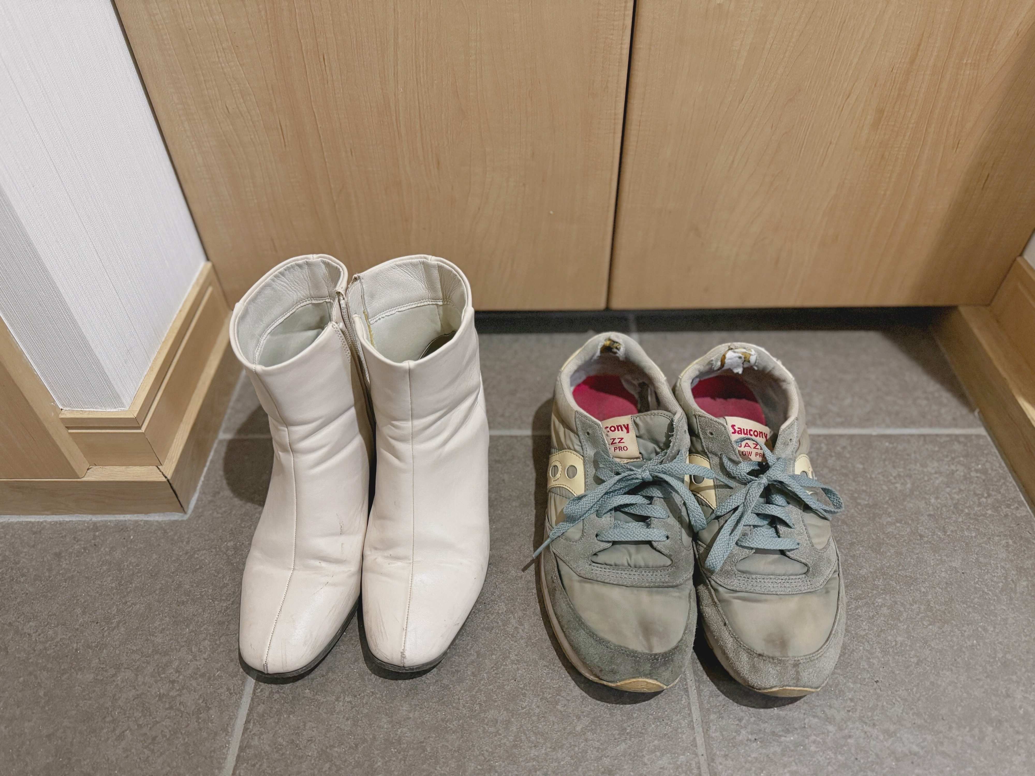 3．履き潰した靴