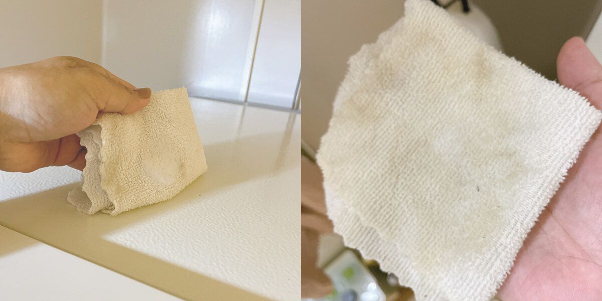 冷蔵庫の上はたった2ヶ月でもこの汚れ