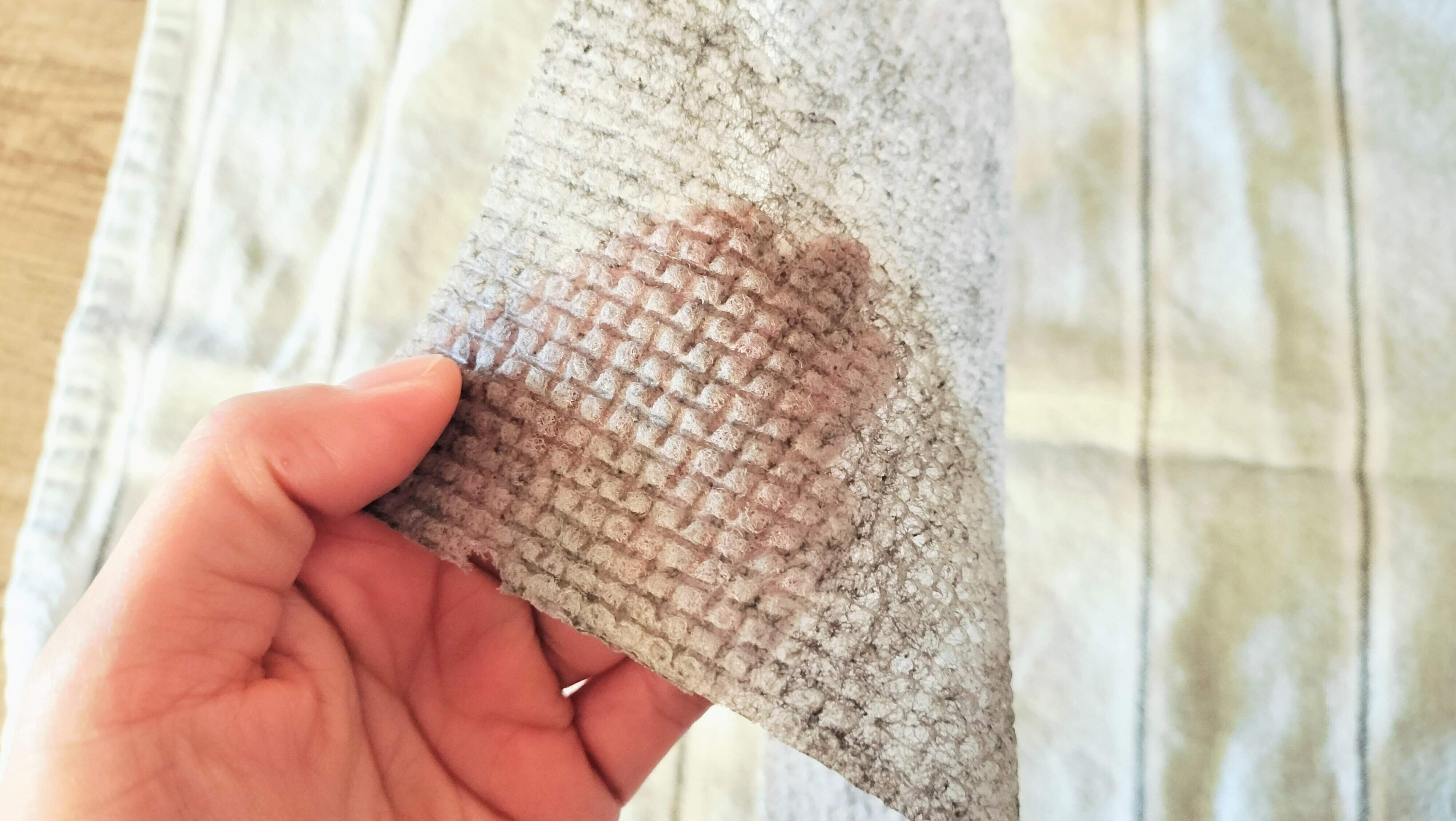 ザラザラとした不織布