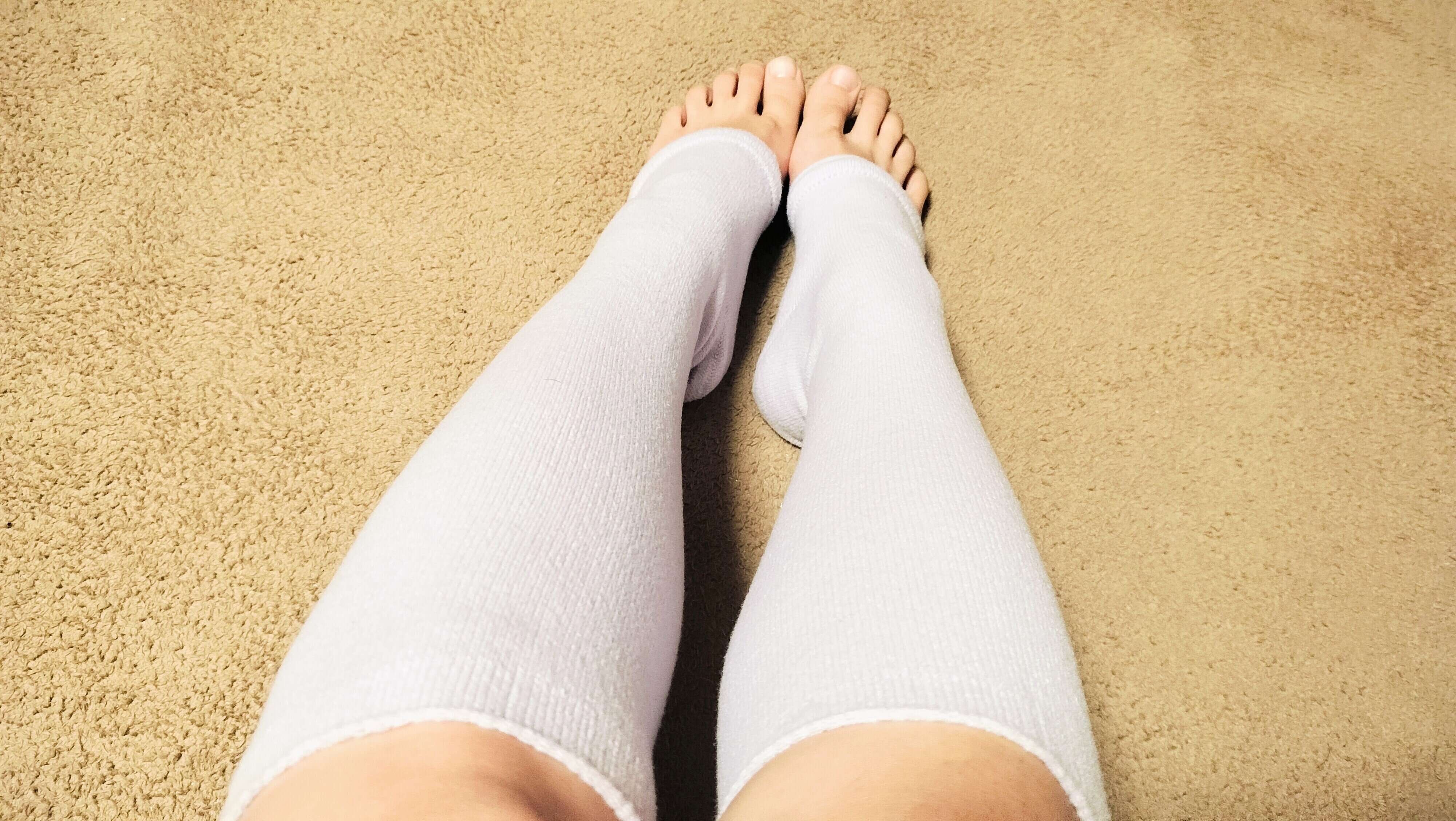 膝下から足半分までの長さ