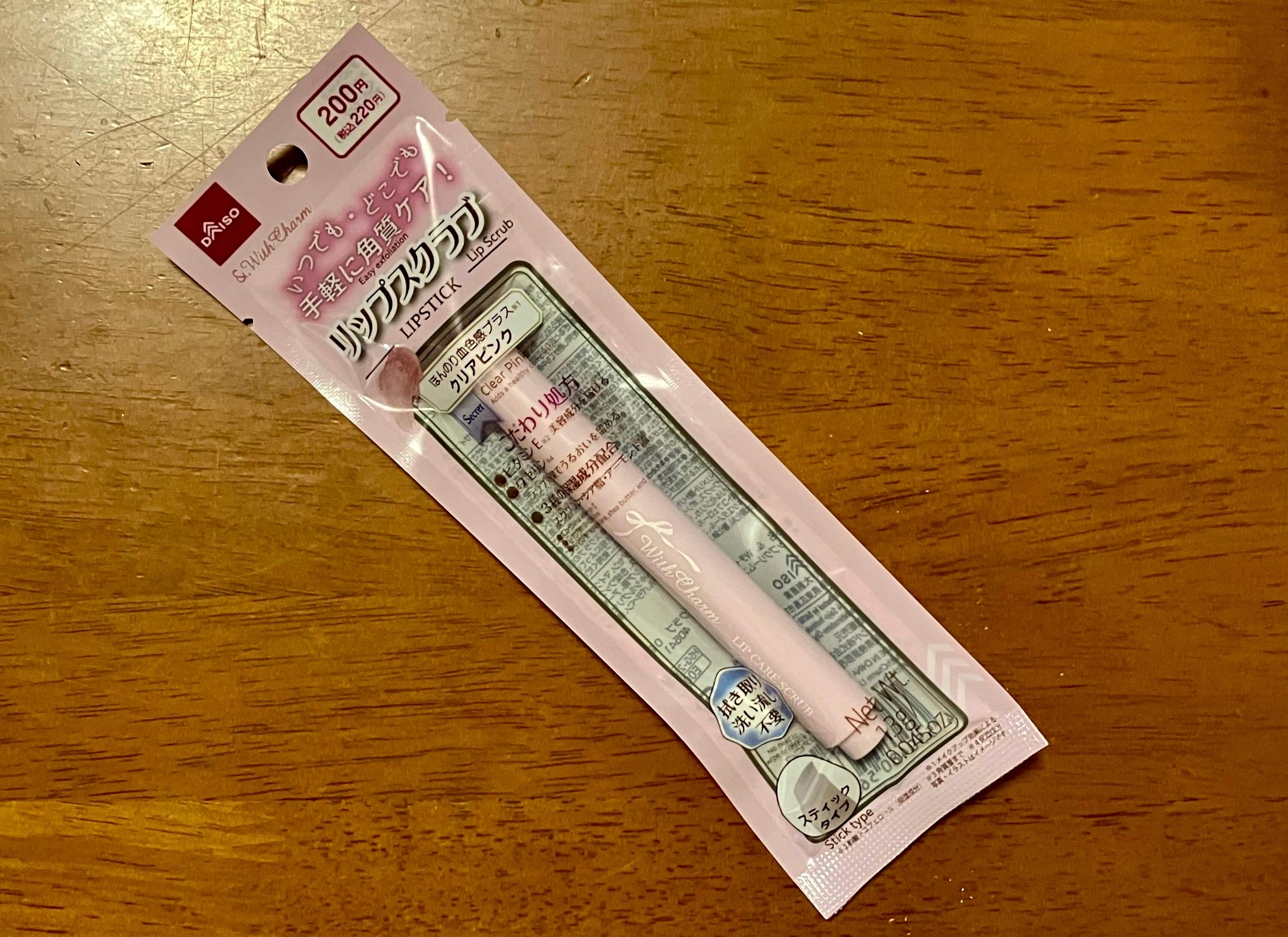 &. Wチャーム リップスクラブ 02a クリアピンク