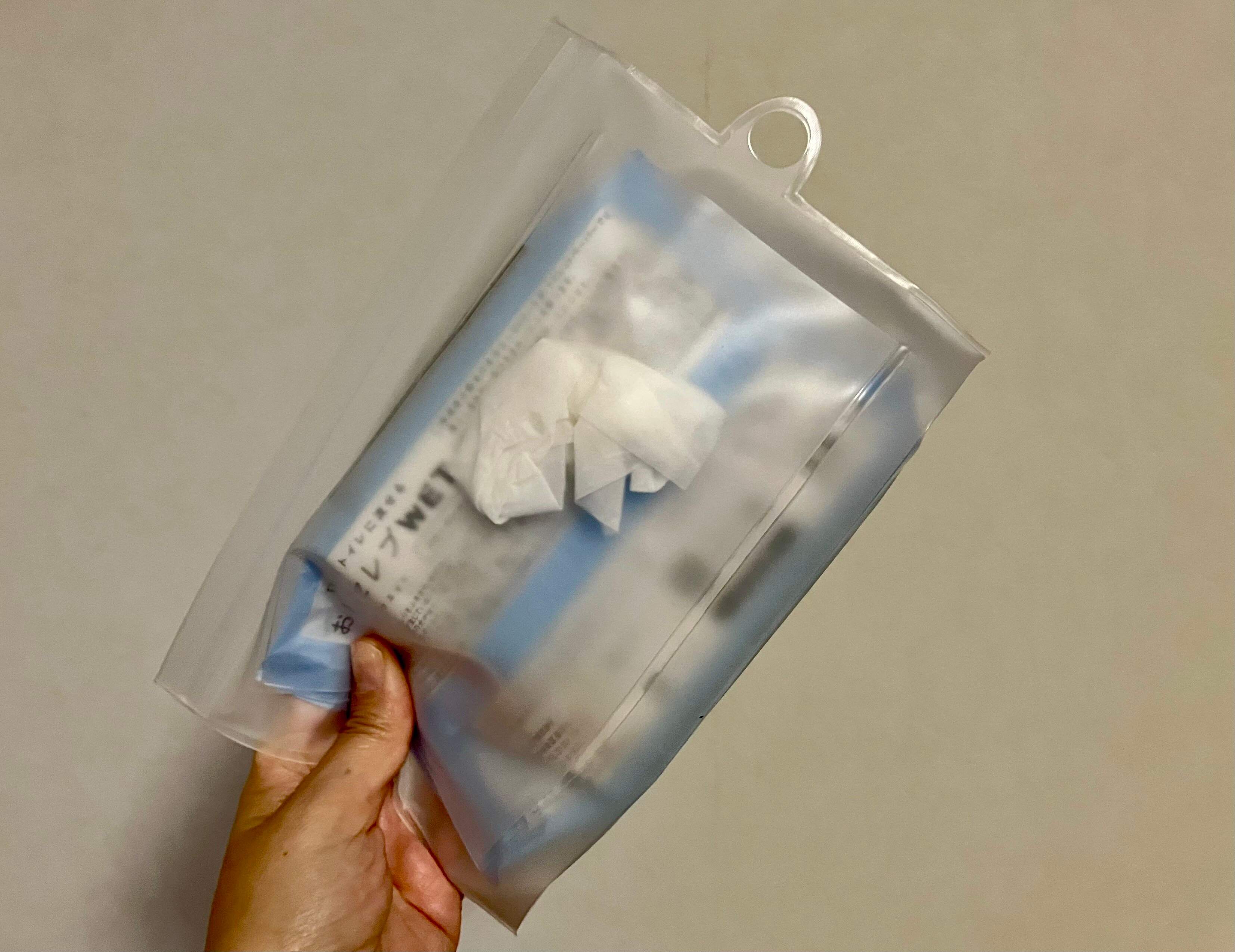 使用済みのティッシュを入れられます