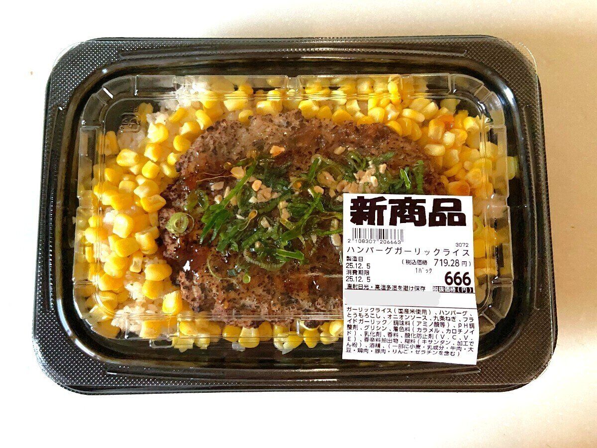 ハンバーグガーリックライス