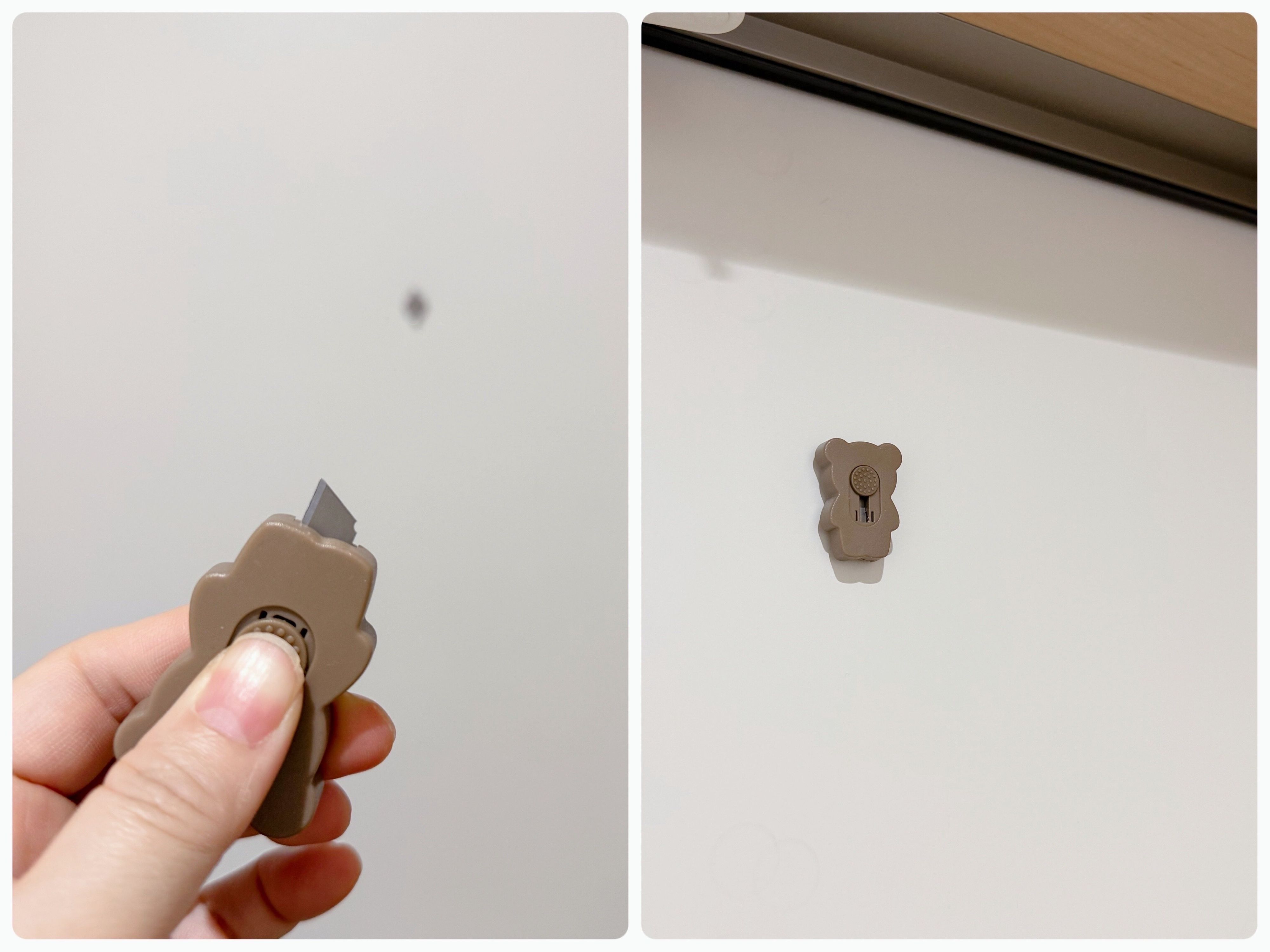 1.マグネット付ミニカッター(クマ)