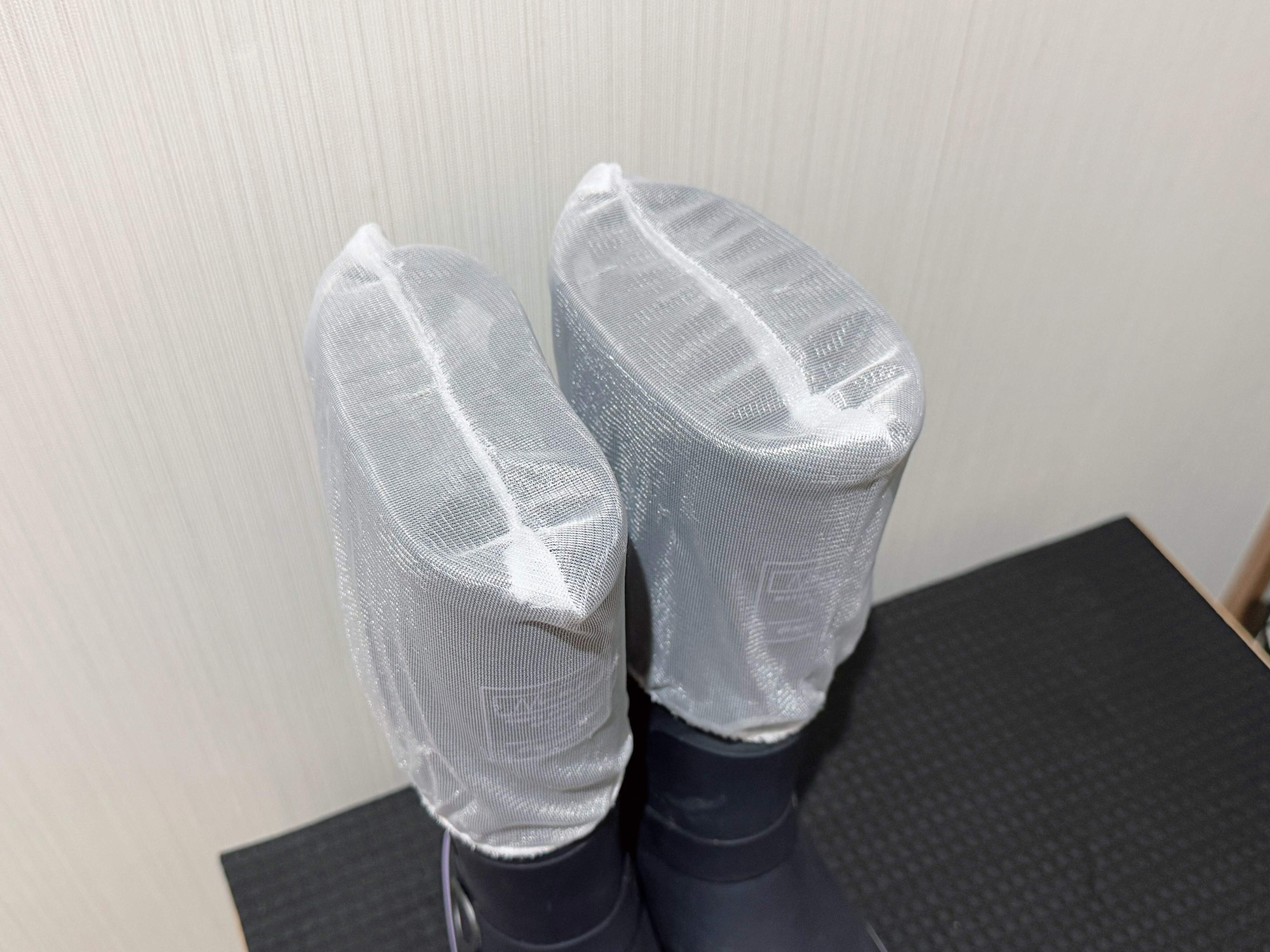 3.出しっぱなしにしている長靴の簡易カバーとして