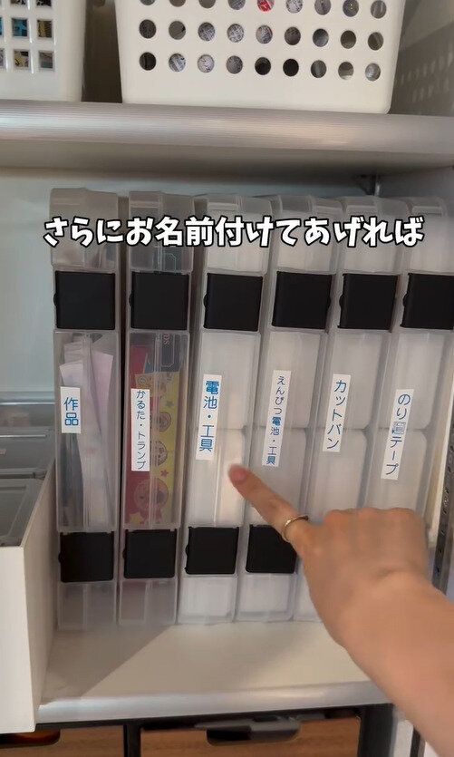 文房具類や小物の整理に!「A4キャリーケース」