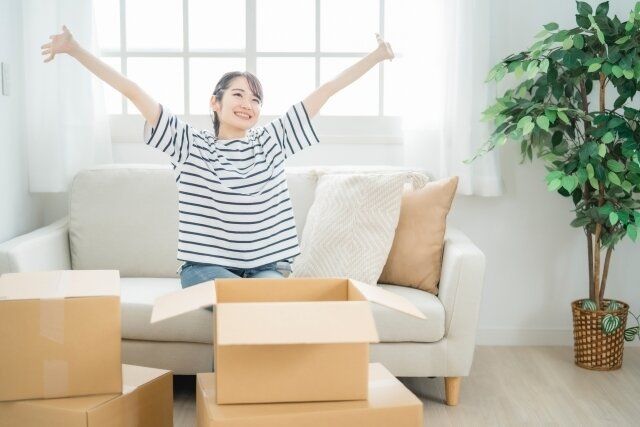 キリがついた女性