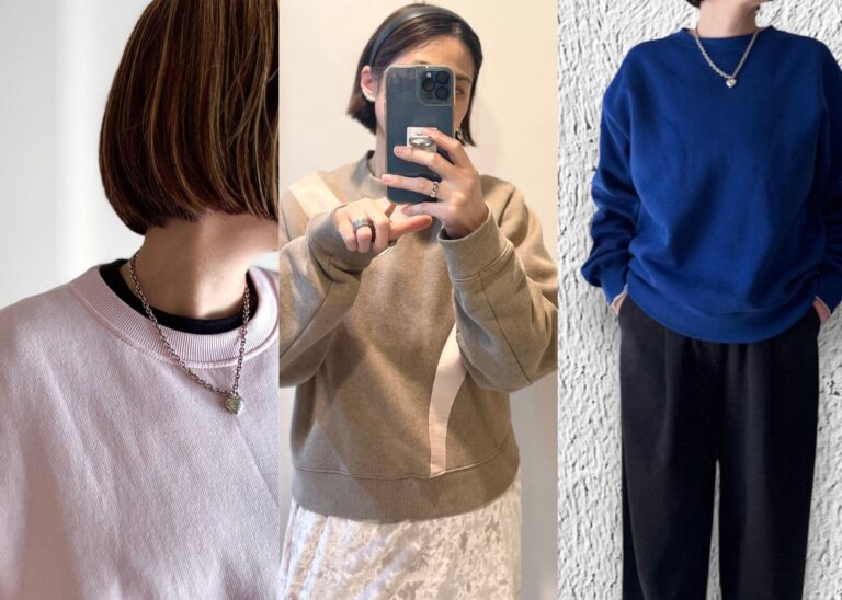 冬太りして見えない！40代が細見えする「体形カバースウェット」コーデ術