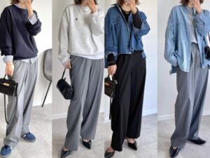 【ユニクロ】「これさえあれば間違いない！」マルチに活躍♪『タックワイドパンツ』が超優秀！