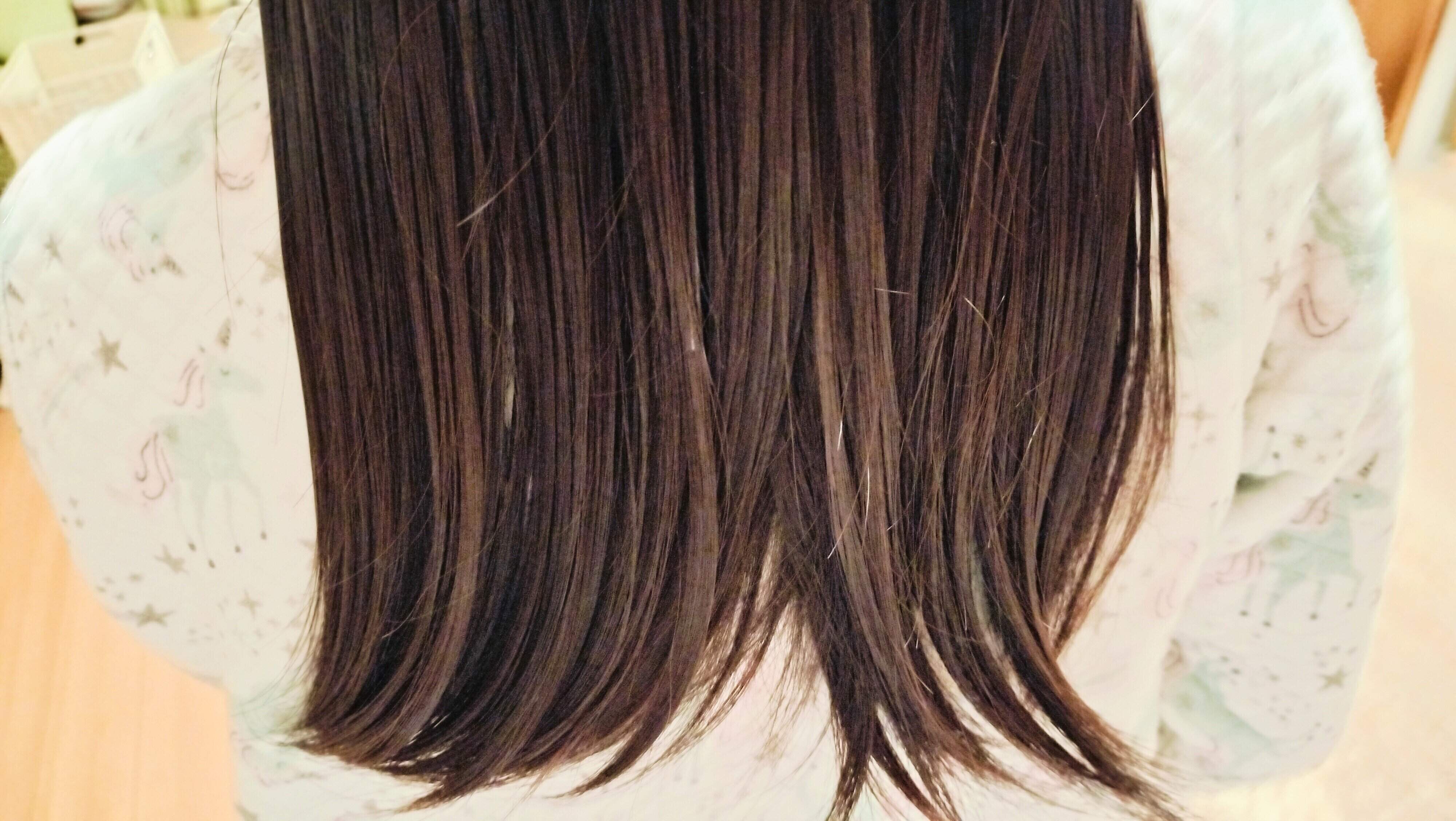 髪の毛にツヤがでる