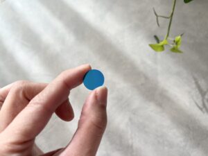 「見つけたらすぐ買って！」「誰にもバレずにチェック完了！」セリアで見つけた小さい青い謎の物体が超優秀